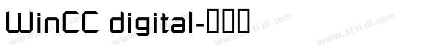 WinCC digital字体转换